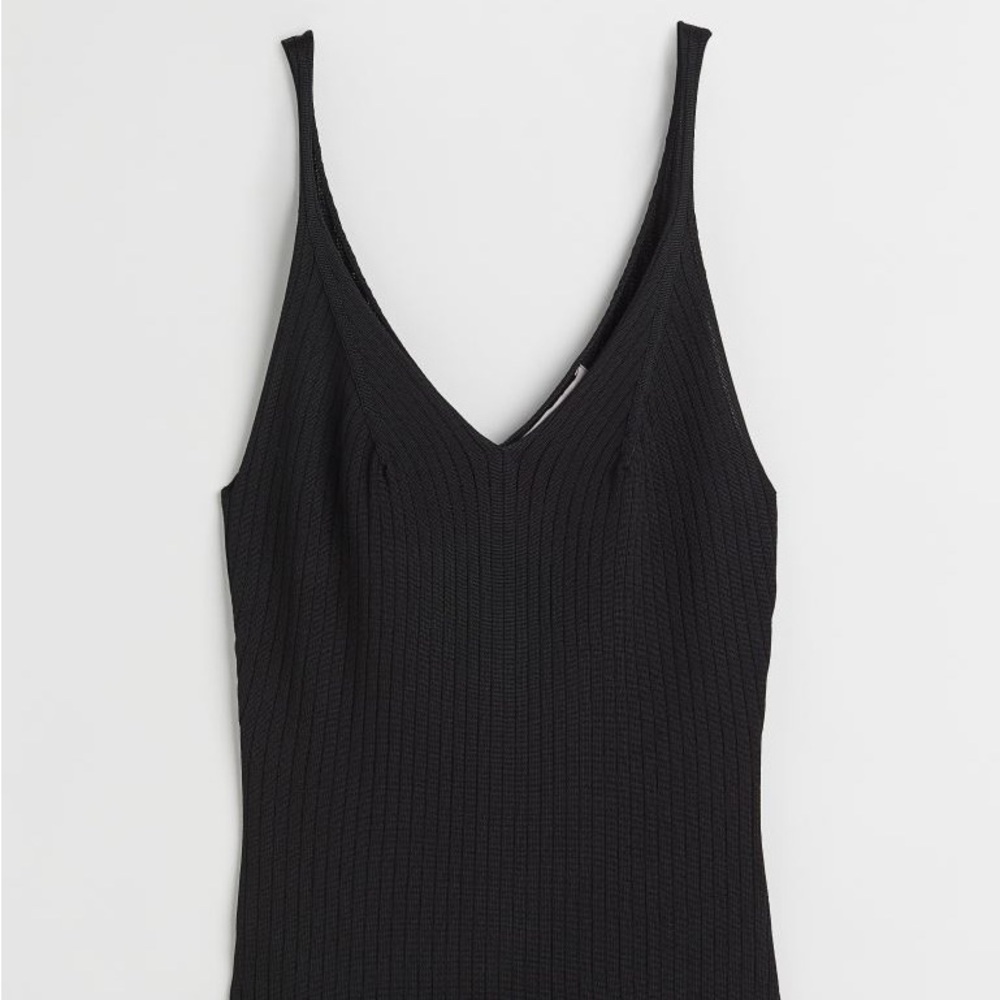 Rib knit tank top